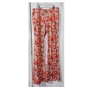SHEIN Floral Patterned Flare Pants